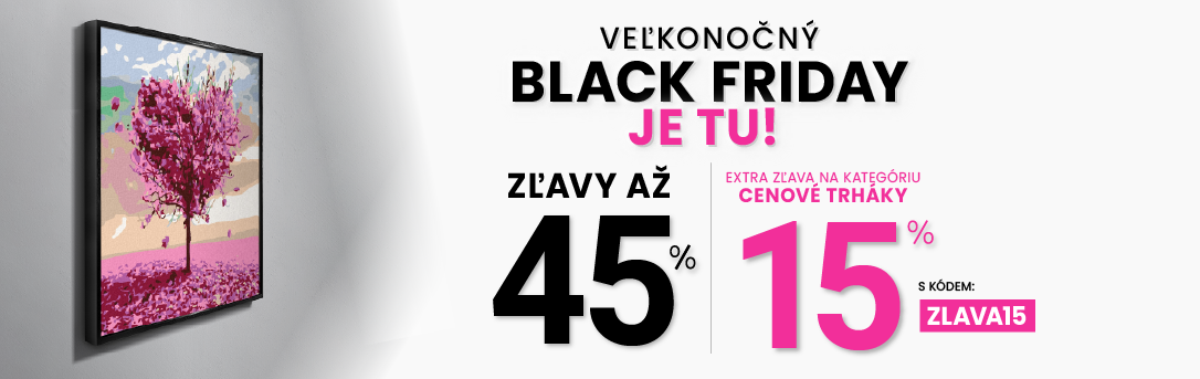 Zľavy až 45 % + naviac zľava 15 %