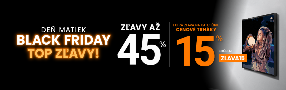 Zľavy až 45 % + naviac zľava 15 %