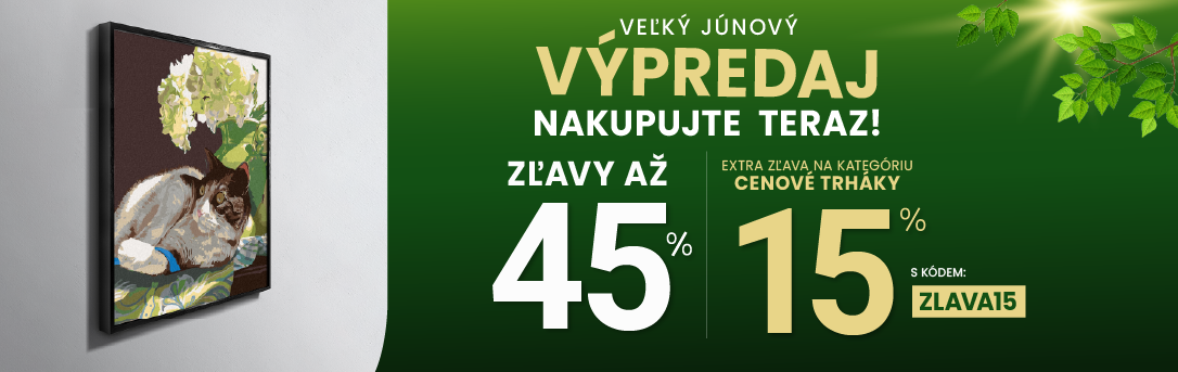 Zľavy až 45 % + naviac zľava 15 %