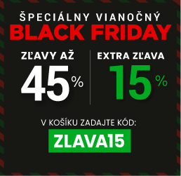 Zľavy až 45 % + naviac zľava 15 %