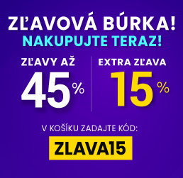 Zľavy až 45 % + naviac zľava 15 %