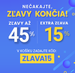 Zľavy až 45 % + naviac zľava 15 %