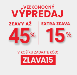 Zľavy až 45 % + naviac zľava 15 %