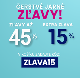 Zľavy až 45 % + naviac zľava 15 %