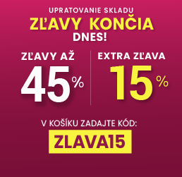 Zľavy až 45 % + naviac zľava 15 %