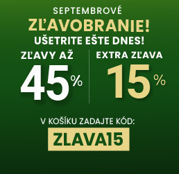 Zľavy až 45 % + naviac zľava 15 %