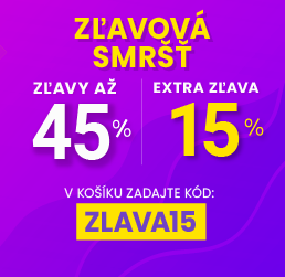 Zľavy až 45 % + naviac zľava 15 %
