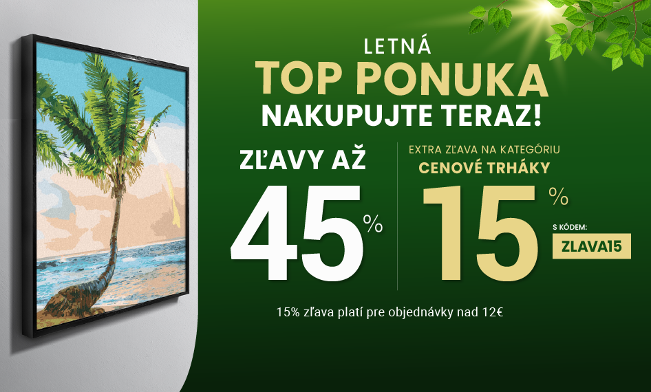 Zľavy až 45 % + naviac zľava 15 %