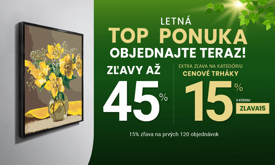 Zľavy až 45 % + naviac zľava 15 %