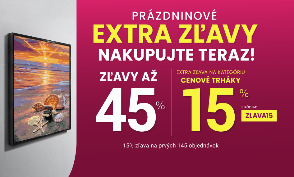 Zľavy až 45 % + naviac zľava 15 %
