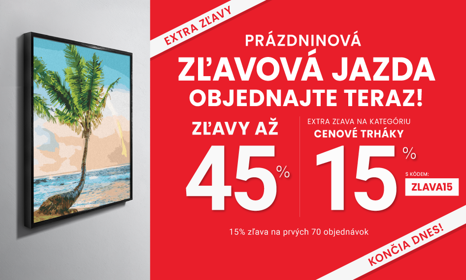 Zľavy až 45 % + naviac zľava 15 %