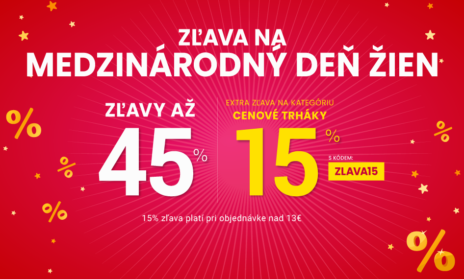 Zľavy až 45 % + naviac zľava 15 %