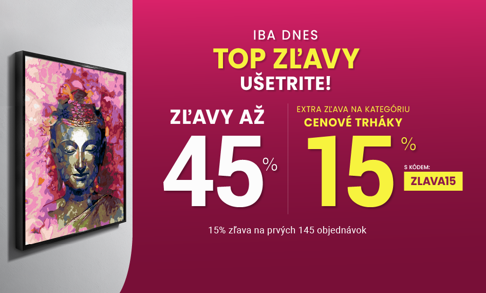 Zľavy až 45 % + naviac zľava 15 %