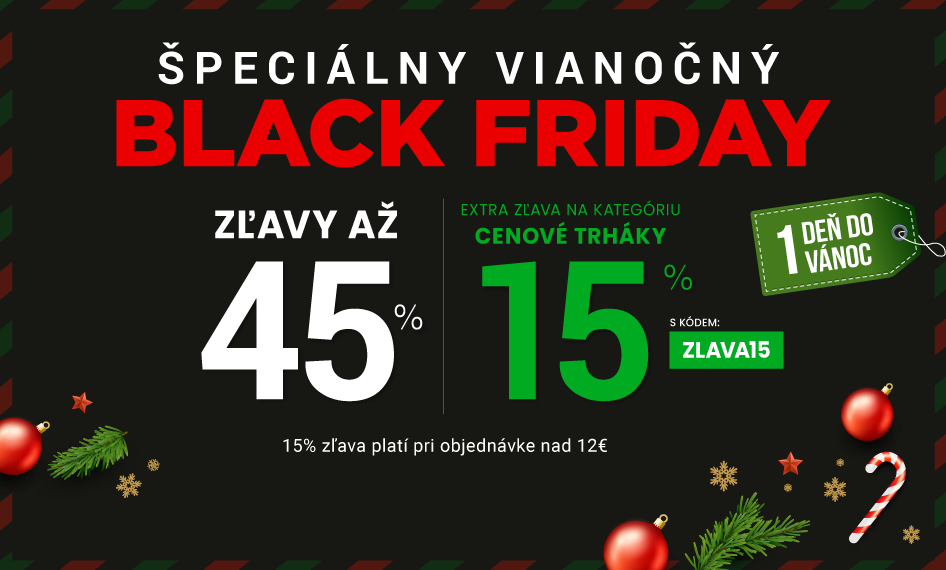 Zľavy až 45 % + naviac zľava 15 %