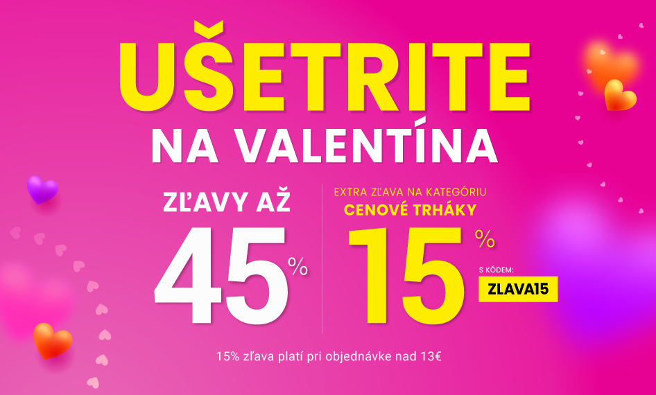 Zľavy až 45 % + naviac zľava 15 %