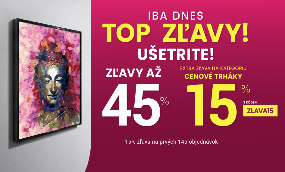Zľavy až 45 % + naviac zľava 15 %