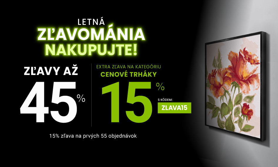 Zľavy až 45 % + naviac zľava 15 %