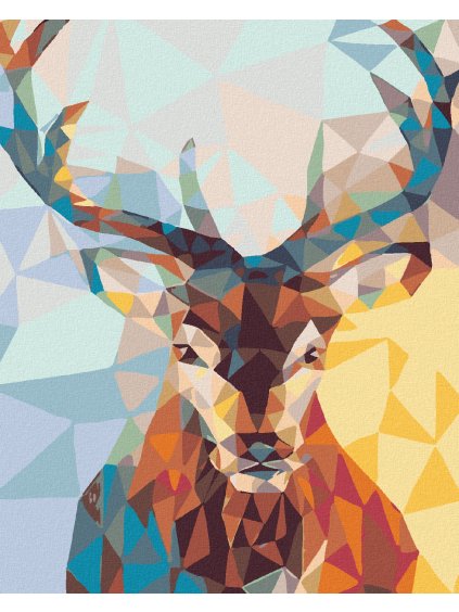 Diamantové maľovanie - JELEŇ (Rámovanie bez rámu a bez vypnutia plátna, Rozmer 40x50 cm)