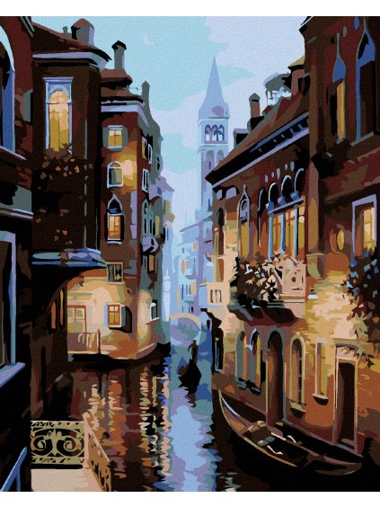 Diamantové maľovanie - BENÁTKY (Rámovanie bez rámu a bez vypnutia plátna, Rozmer 40x50 cm)