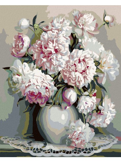 Diamantové maľovanie - PIVÓNIE (Rámovanie bez rámu a bez vypnutia plátna, Rozmer 40x50 cm)