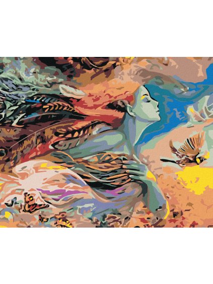 Diamantové maľovanie - MATKA PRÍRODA (Rámovanie bez rámu a bez vypnutia plátna, Rozmer 40x50 cm)