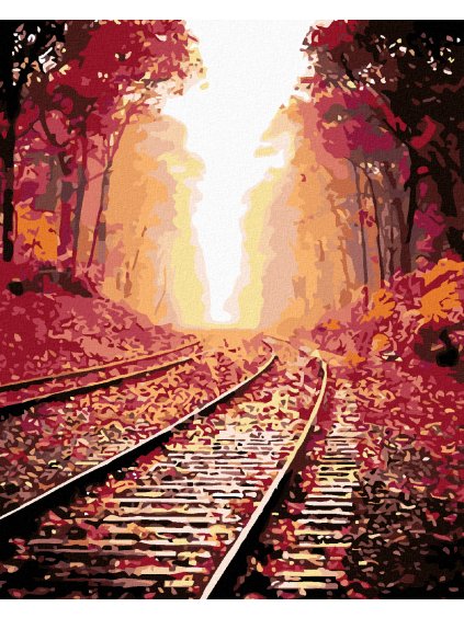 Diamantové maľovanie - KOĽAJE (Rámovanie bez rámu a bez vypnutia plátna, Rozmer 40x50 cm)