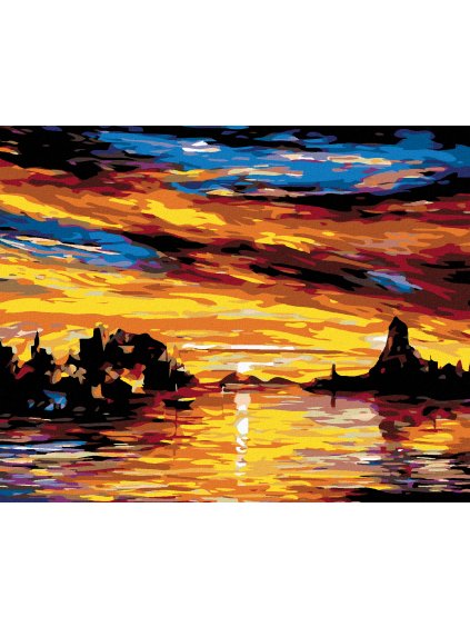 Diamantové maľovanie - ŽENA VO FARBÁCH (Rámovanie bez rámu a bez vypnutia plátna, Rozmer 40x50 cm)