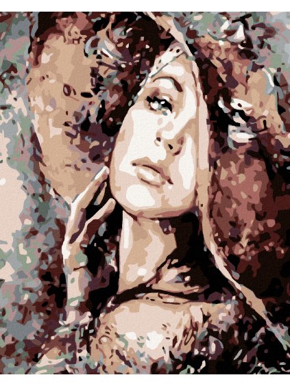 Diamantové maľovanie - ZASNÍVANÁ (Rámovanie bez rámu a bez vypnutia plátna, Rozmer 40x50 cm)