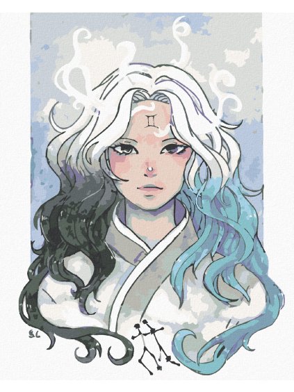 Diamantové maľovanie - ŽENA BLÍŽENEC (Rámovanie bez rámu a bez vypnutia plátna, Rozmer 40x50 cm)