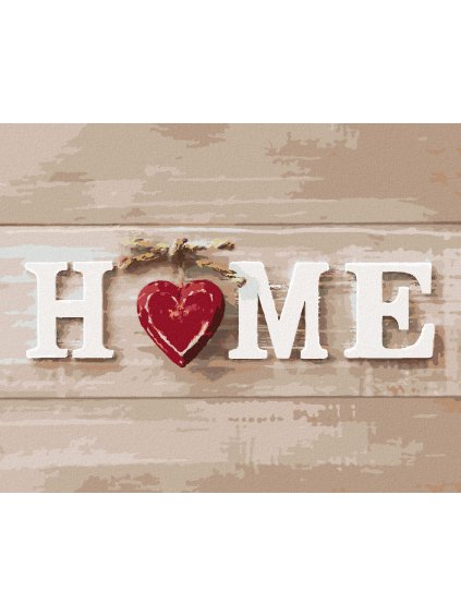 Diamantové maľovanie - DEKORÁCIA HOME (Rámovanie bez rámu a bez vypnutia plátna, Rozmer 40x50 cm)