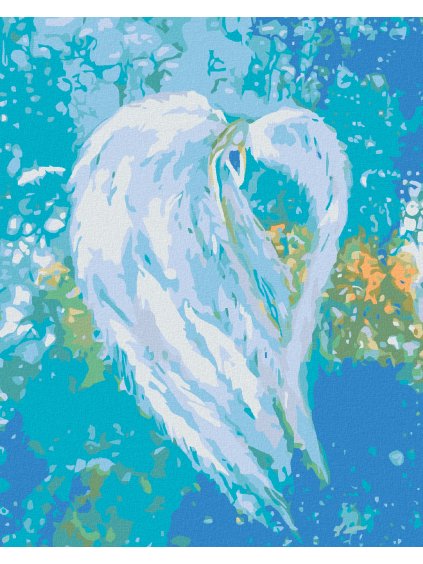 Diamantové maľovanie - ANJELI OD LENKY - FREEDOM ANGEL (Rámovanie bez rámu a bez vypnutia plátna, Rozmer 40x50 cm)