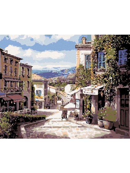 Diamantové maľovanie - KÚSOK K MORU (Rámovanie bez rámu a bez vypnutia plátna, Rozmer 40x50 cm)