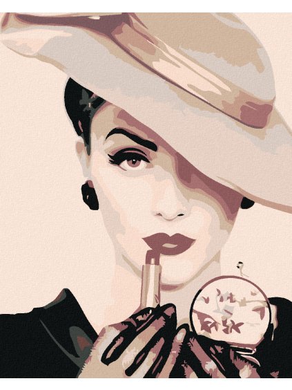 Diamantové maľovanie - IDDA VAN MUNSTER (Rámovanie bez rámu a bez vypnutia plátna, Rozmer 40x50 cm)