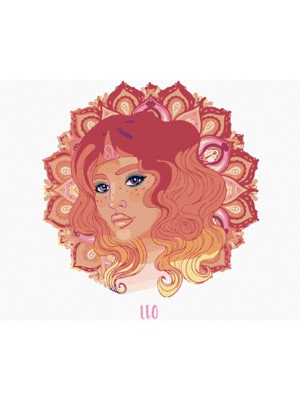 Diamantové maľovanie - ŽENA LEV (Rámovanie bez rámu a bez vypnutia plátna, Rozmer 40x50 cm)