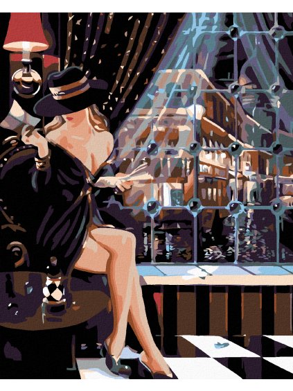 Diamantové maľovanie - ZVODNÁ ŠACHISTKA (Rámovanie bez rámu a bez vypnutia plátna, Rozmer 40x50 cm)