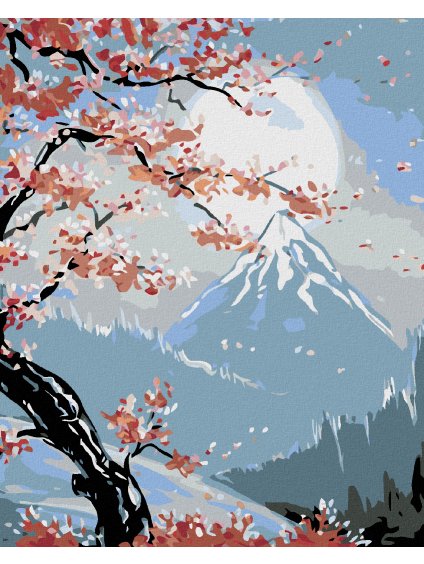 Diamantové maľovanie - JAR V HORÁCH (Rámovanie bez rámu a bez vypnutia plátna, Rozmer 40x50 cm)