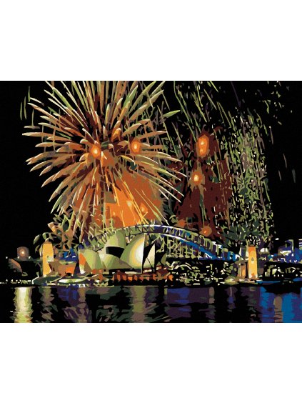 Diamantové maľovanie - SYDNEY (Rámovanie bez rámu a bez vypnutia plátna, Rozmer 40x50 cm)