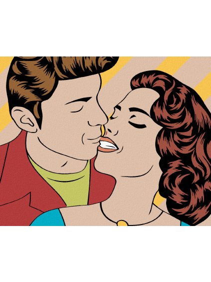 Diamantové maľovanie - ROMANTICKÁ DUŠA (Rámovanie bez rámu a bez vypnutia plátna, Rozmer 40x50 cm)