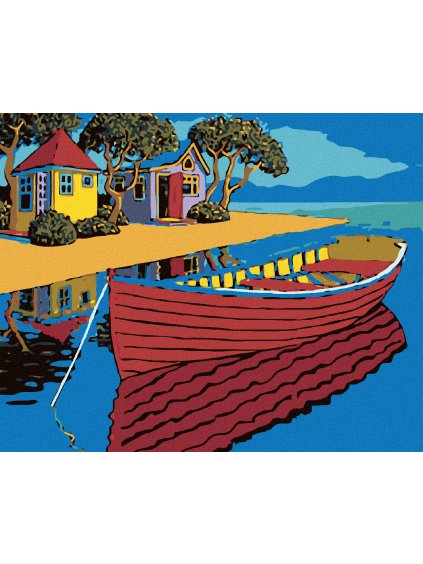 Diamantové maľovanie - PRAMICA (Rámovanie bez rámu a bez vypnutia plátna, Rozmer 40x50 cm)