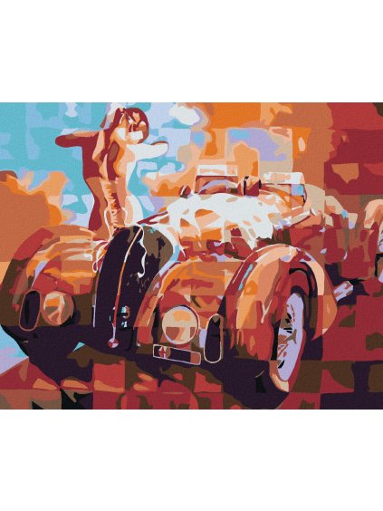 Diamantové maľovanie - VETERÁN (Rámovanie bez rámu a bez vypnutia plátna, Rozmer 40x50 cm)