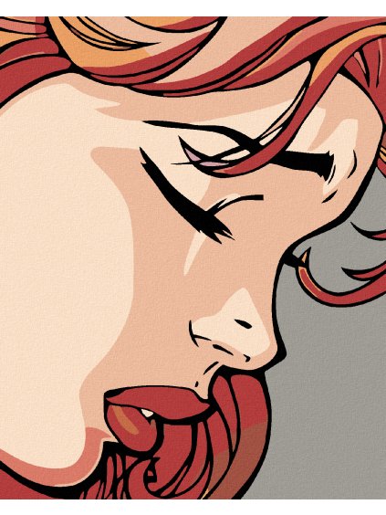 Diamantové maľovanie - SKLAMANÁ (Rámovanie bez rámu a bez vypnutia plátna, Rozmer 40x50 cm)