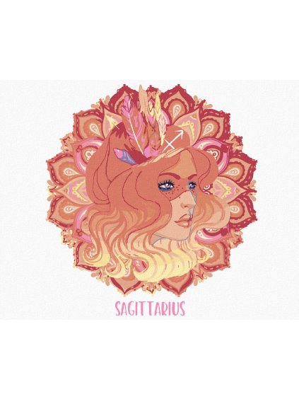 Diamantové maľovanie - ŽENA STRELEC (Rámovanie bez rámu a bez vypnutia plátna, Rozmer 40x50 cm)