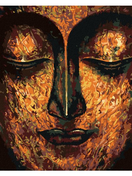 Diamantové maľovanie - UMELECKÝ BUDDHA (Rámovanie bez rámu a bez vypnutia plátna, Rozmer 40x50 cm)