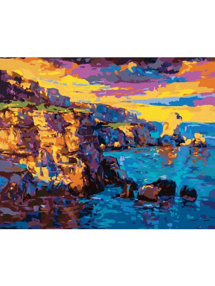 Diamantové maľovanie - ÚTES V ŠTÝLE IMPRESIONIZMU (Rámovanie bez rámu a bez vypnutia plátna, Rozmer 40x50 cm)