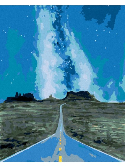 Diamantové maľovanie - GRAND CANYON S GALAXIOU (Rámovanie bez rámu a bez vypnutia plátna, Rozmer 40x50 cm)