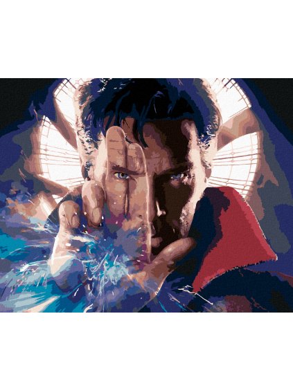 Diamantové maľovanie - DOKTOR STRANGE (Rámovanie bez rámu a bez vypnutia plátna, Rozmer 40x50 cm)