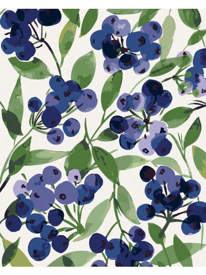 Diamantové maľovanie - ČUČORIEDKY A LISTY (ALEXANDRIA GILBERT) (Rámovanie bez rámu a bez vypnutia plátna, Rozmer 40x50 cm)