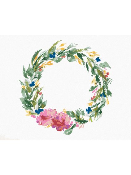 Diamantové maľovanie - ZIMNÝ VENIEC Z PIVONIEK (ALEXANDRIA GILBERT) (Rámovanie bez rámu a bez vypnutia plátna, Rozmer 40x50 cm)