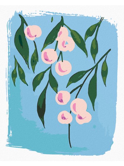 Diamantové maľovanie - RUŽOVÁ BOBUĽA (ALEXANDRIA GILBERT) (Rámovanie bez rámu a bez vypnutia plátna, Rozmer 40x50 cm)