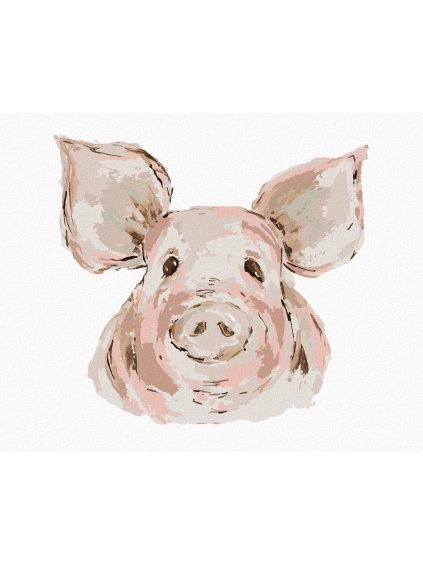 Diamantové maľovanie - PRASA (HALEY BUSH) (Rámovanie bez rámu a bez vypnutia plátna, Rozmer 40x50 cm)